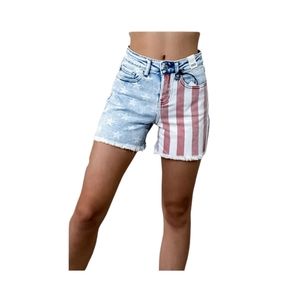 Judy Blue American Flag Shorts NWT